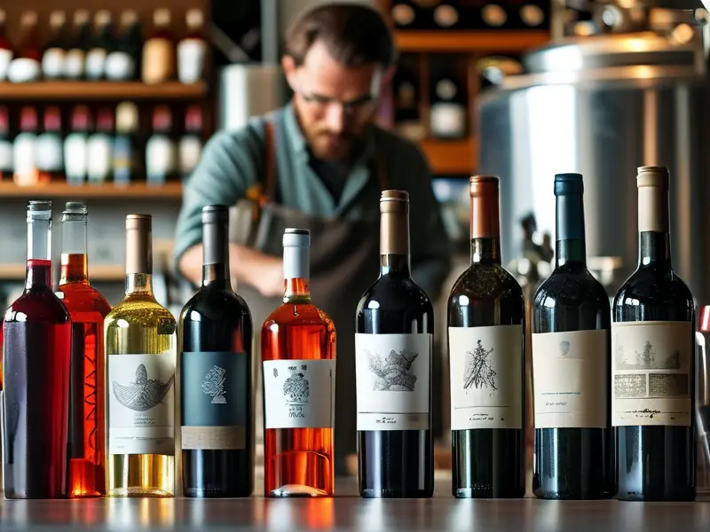 酿酒师勾兑白酒的过程