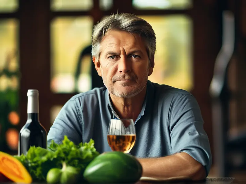 戒除白酒的健康生活方式示意图