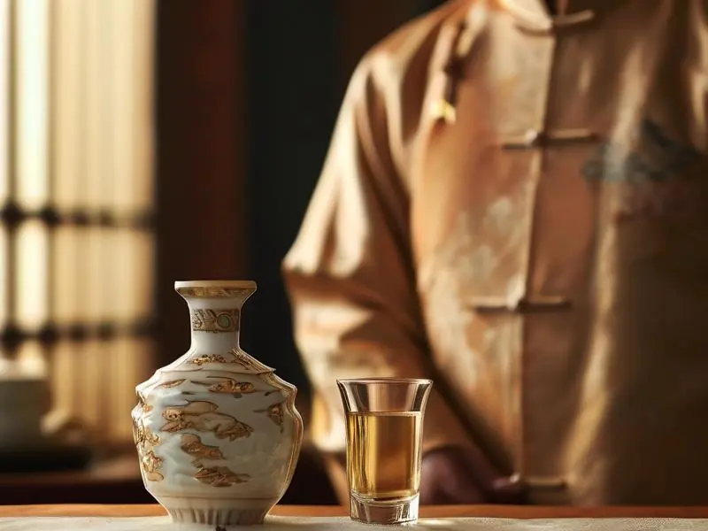 专业侍酒师演示白酒斟酒标准流程