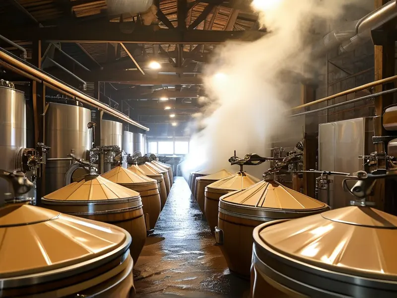 北大仓酿酒工艺车间实景