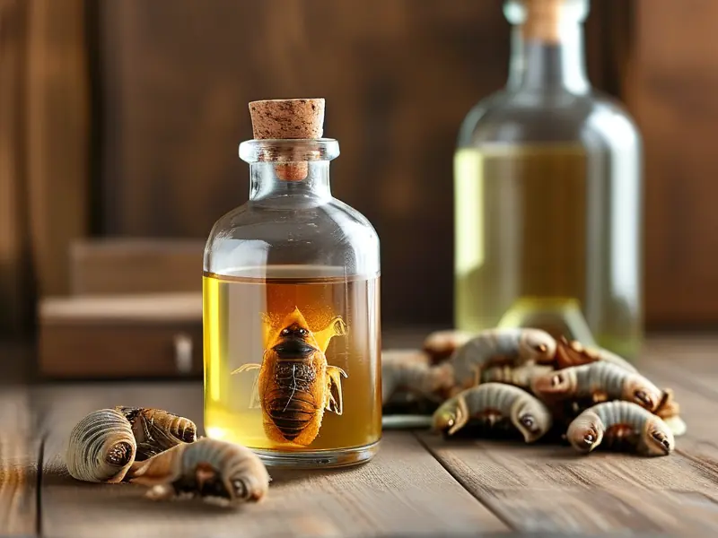 蝉蜕泡酒制作过程展示