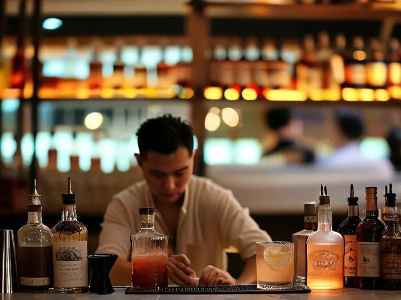 赤峰调酒培训课堂现场