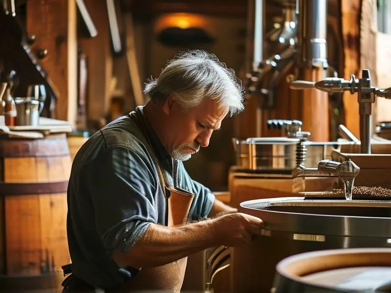 传统酿酒技术教学现场