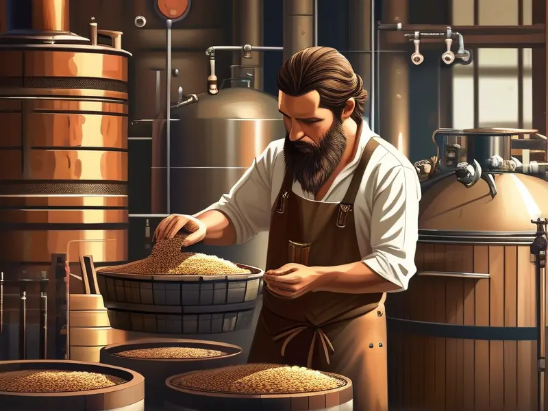 纯粮白酒制作过程中的发酵检查