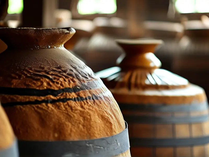 传统肥酒酿制过程实拍图