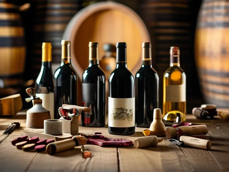 专业酿酒师示范封酒盖的正确方法