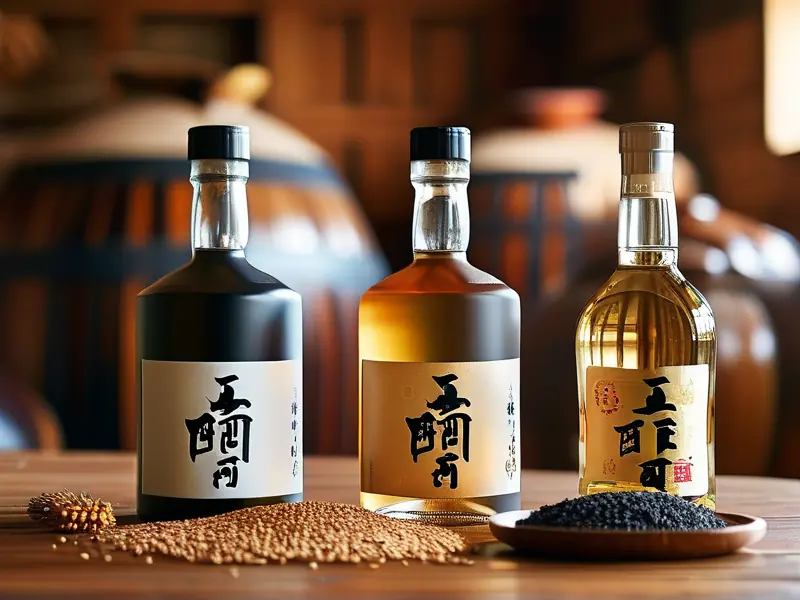 勾兑白酒与纯粮酿造酒对比图