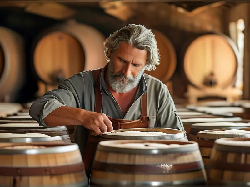 传统固态发酵酿酒过程实拍