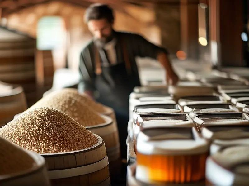 固态酿酒与液态酿酒工艺对比图