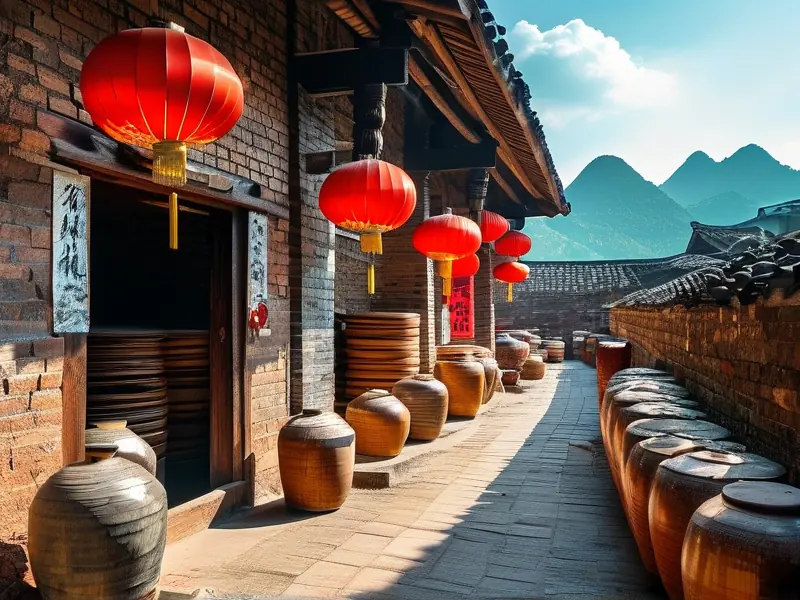 贵州省仁怀市赖喜贵酿酒作坊外景