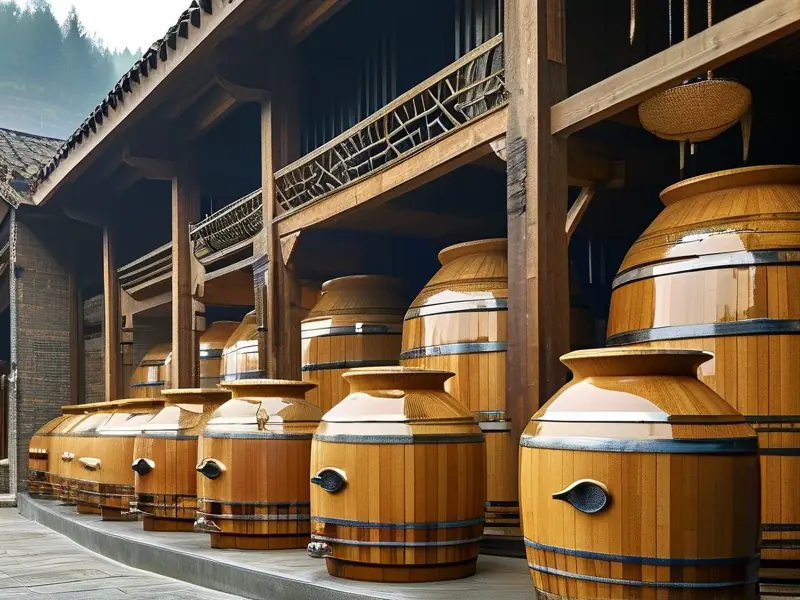 贵州天邦伟业酿酒集团厂房与酿酒工艺展示