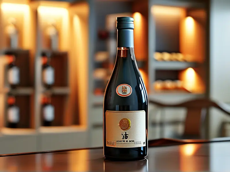 国台酒防伪标识和防伪码特写