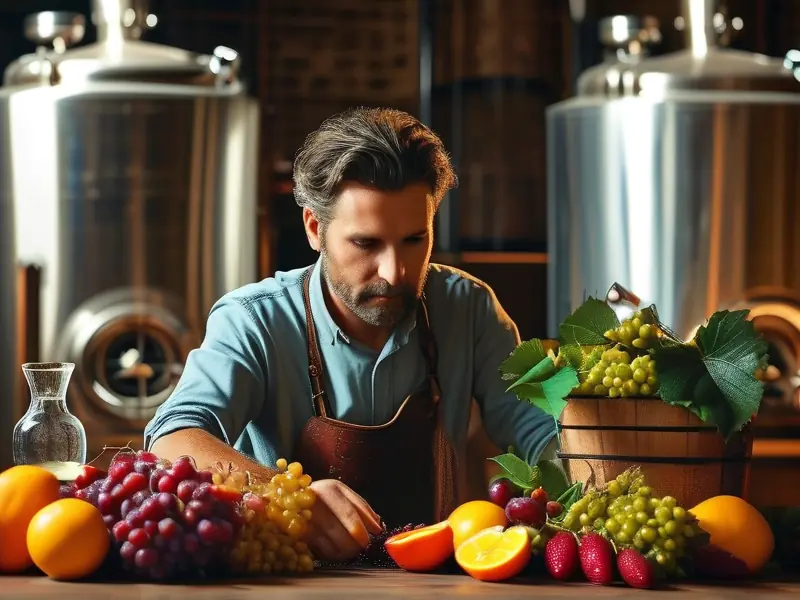 果味白酒制作过程中的原料检查
