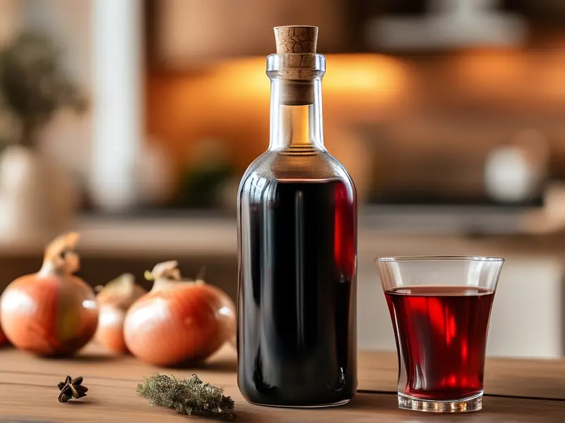 红酒泡洋葱制作成品展示