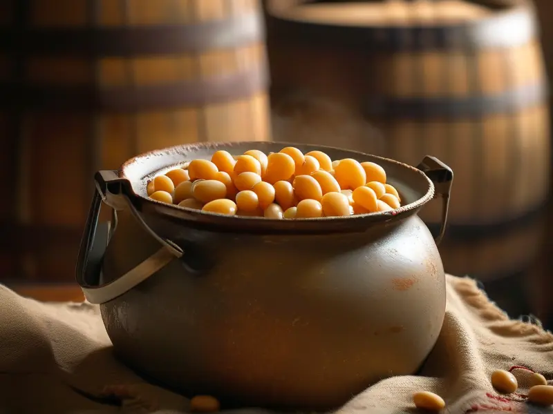 黄豆酿酒的传统工具和原料