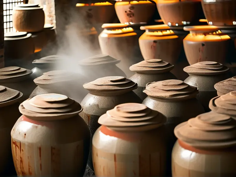 酱酒12987工艺传统酿造现场实拍