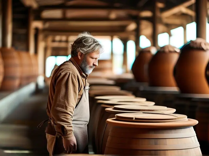 酱酒传统酿造工艺现场