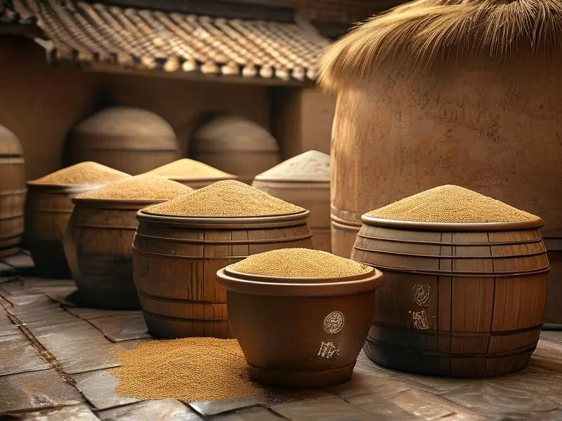 传统酱香白酒纯粮酿造工艺流程实拍图