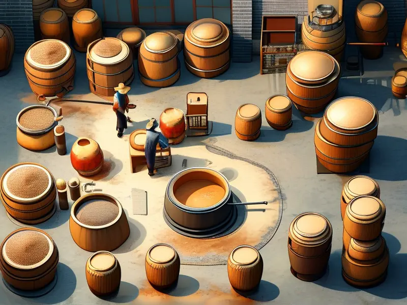 酱香酒传统酿造工艺流程图解