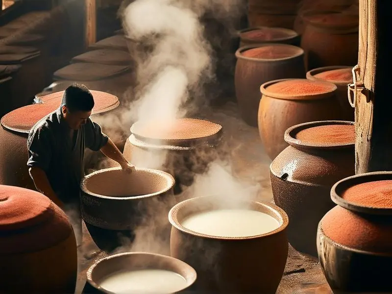 酱香型白酒传统酿造工艺现场实拍