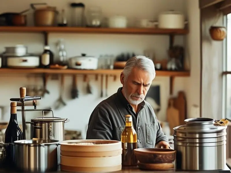 家庭自酿酒实际操作场景
