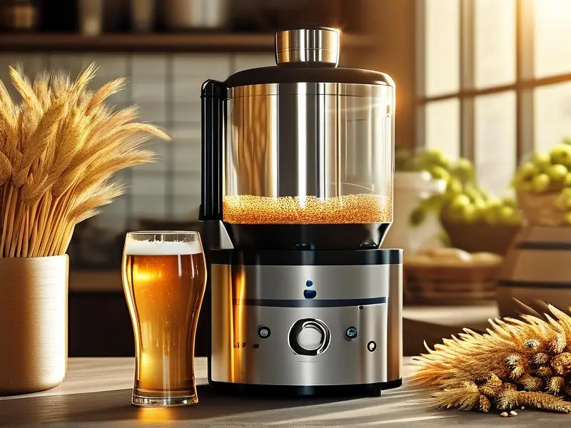 家用不锈钢酿酒设备工作场景实拍图