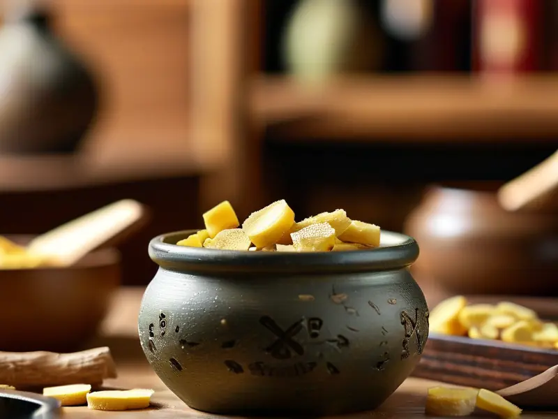 传统方法酒炒黄芩制作过程实拍