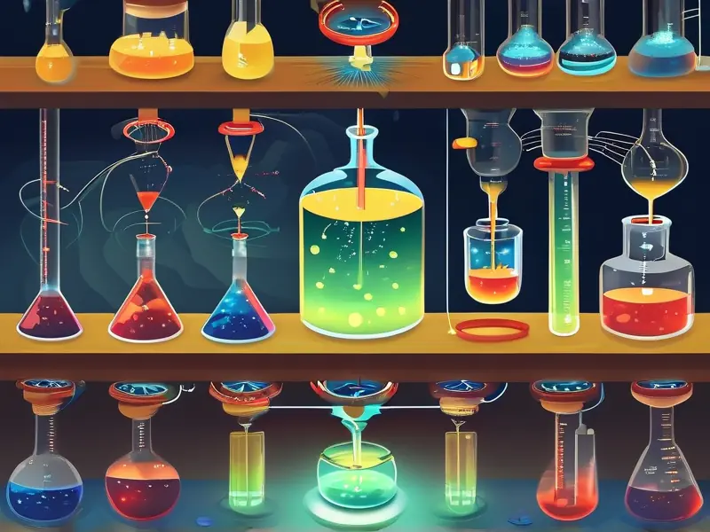酒的磁化过程科学示意图