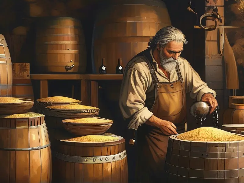 酿酒师制作酒黄精的传统工艺