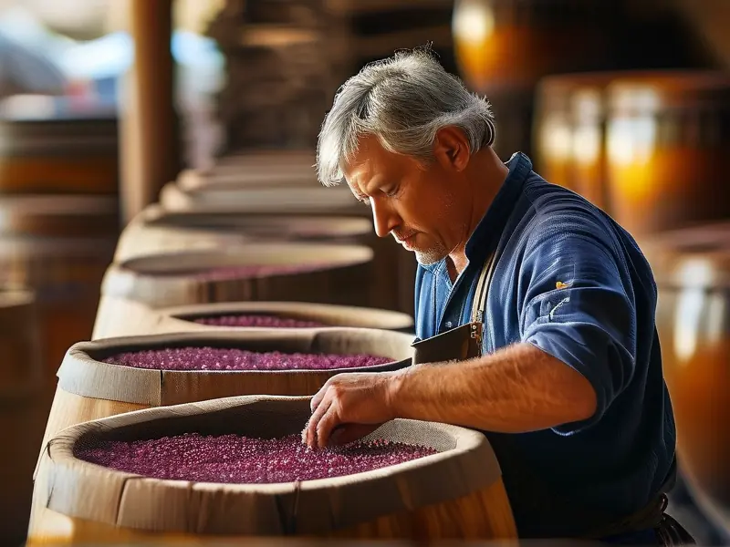 传统酒萸肉制作过程