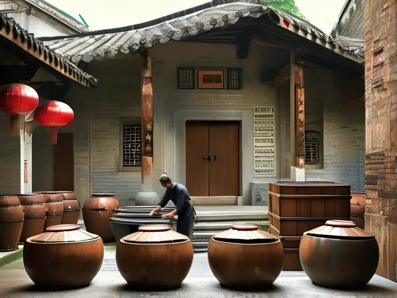 九江双蒸酒传统酿制工艺现场展示