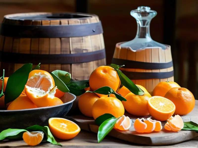 橘子酒酿制过程展示