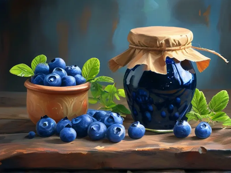 家庭自制蓝莓酒的制作过程展示