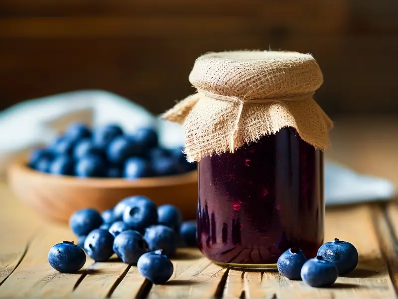 自制蓝莓酒成品展示