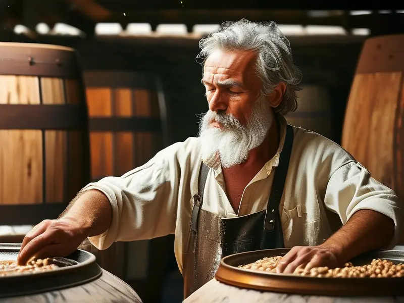 两次清酿酒技术实际操作场景