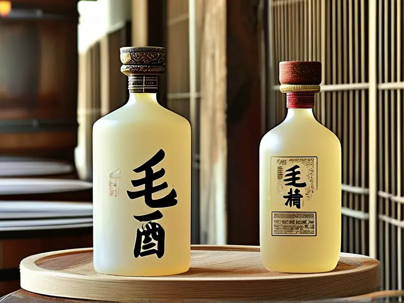 毛庐精酿白酒的酿造过程与成品展示