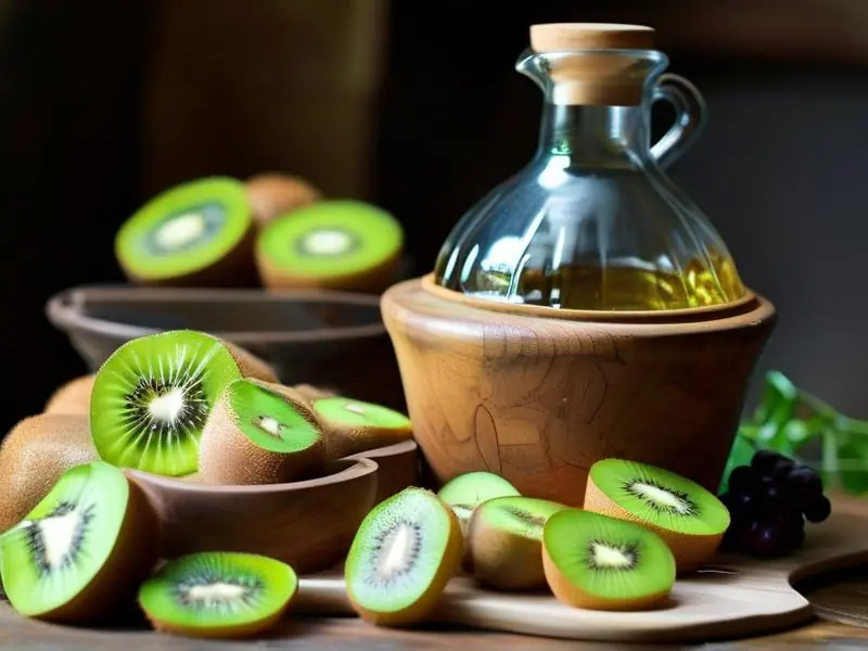 猕猴桃酿酒原料准备过程实拍图