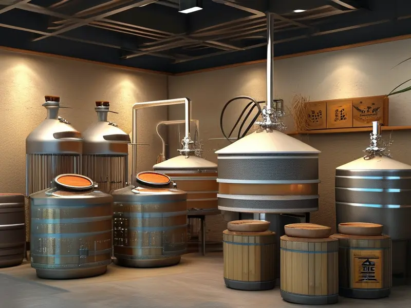 传统白酒酿酒设备展示