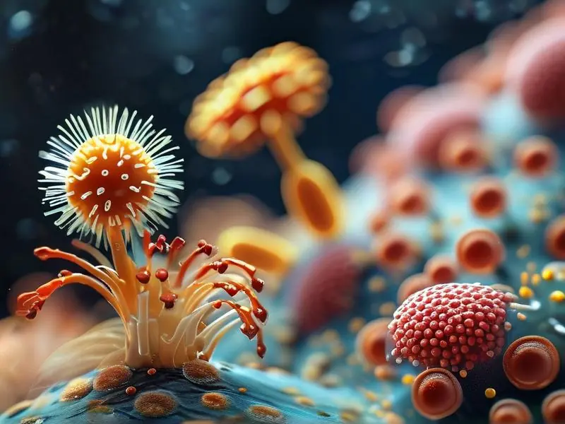 酿酒过程中常用的酵母菌和乳酸菌显微照片