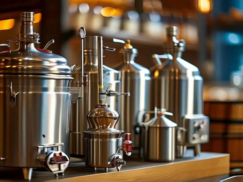 家庭用小型白酒酿造设备套装实拍图