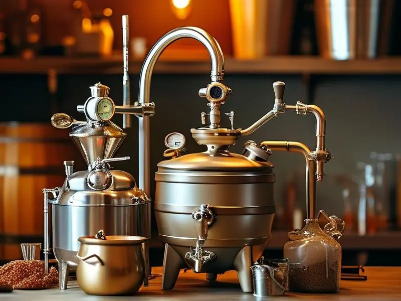 自酿啤酒全套设备展示