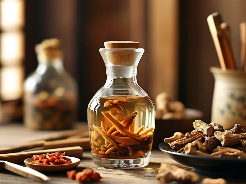 牛大力鹿茸泡酒制作过程展示