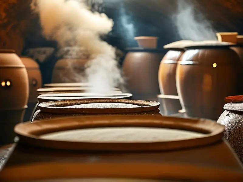 浓香白酒传统酿造工艺现场展示