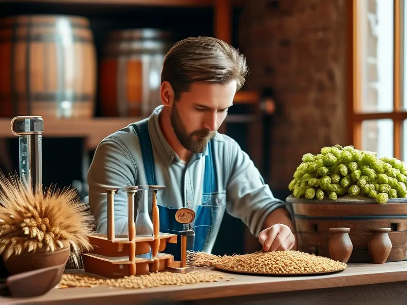 家庭啤酒酿造过程展示