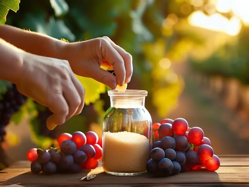 家庭自酿葡萄酒的原料准备过程