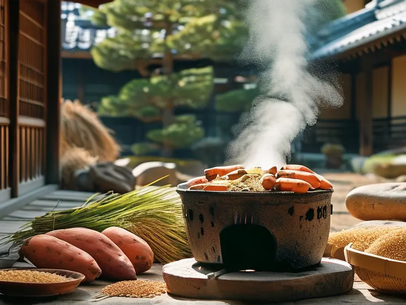 日本烧酒传统蒸馏过程