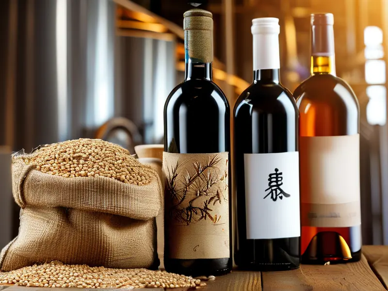 纯粮酒与勾兑酒对比图