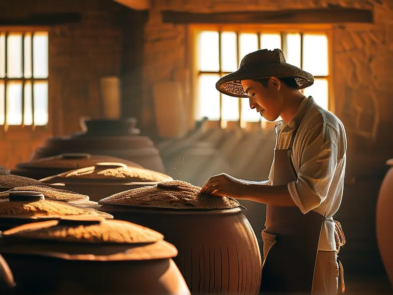 山东黄酒传统酿造过程