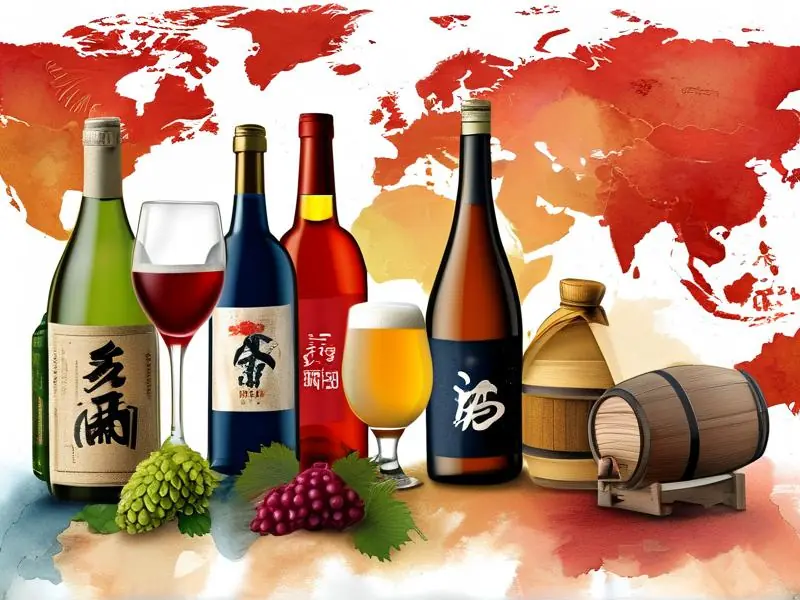 世界各地特色酿造酒品展示
