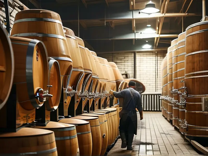 绥棱汇丰酿酒车间实景展示传统酿酒工艺